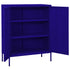 Lady Jillian -  Storage Cabinet Navy Blue 80x35x101,5 cm Steel - Model 3